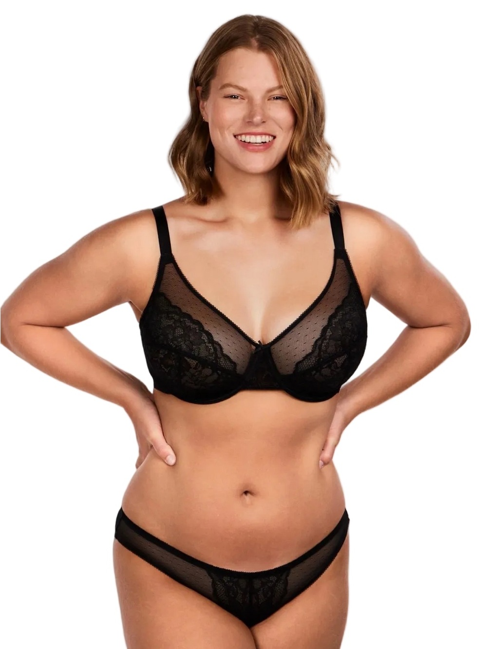 SCULPTD Bra: Full Coverage Lace Minimizer Bra